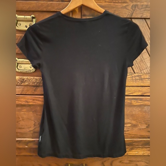Boody Bundle (2) Bamboo Viscose White & Black Graphic Tee Sz XS EUC - Picture 8 of 11